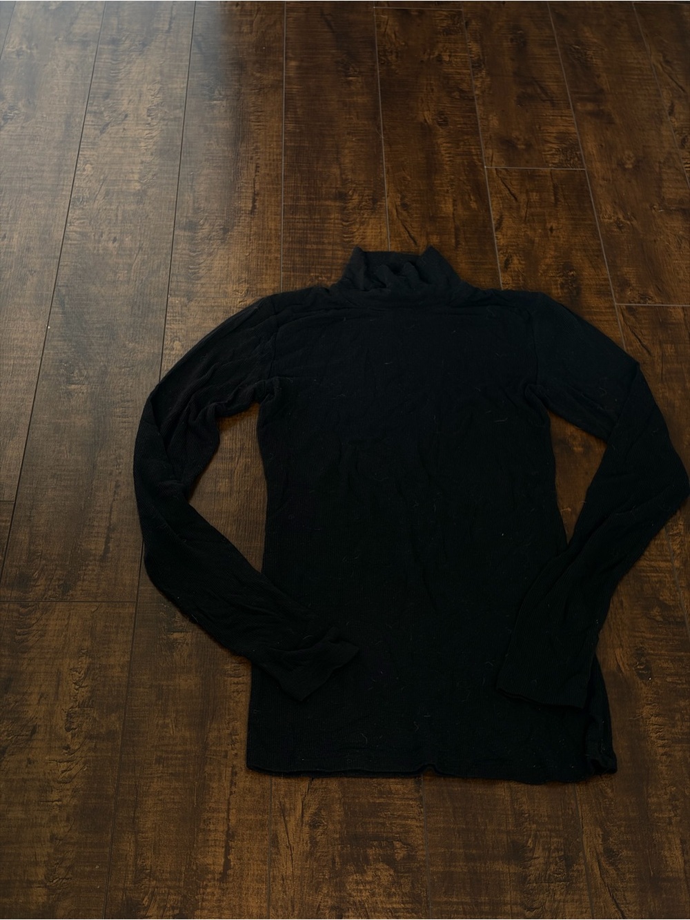 Wilfred Black Ribbed Knit Top